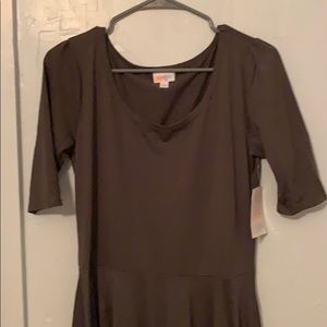 Lularoe Nicole L in dark gray